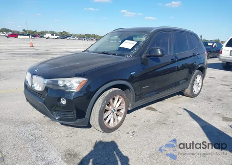 2015 BMW X3 Sdrive28I z USA, uszkodzony, nr VIN 5UXWZ7C59F0M82667